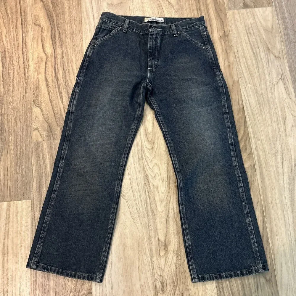 Bailey's Point Carpenter Jeans Boys Size‎ 14 Husky Blue Denim